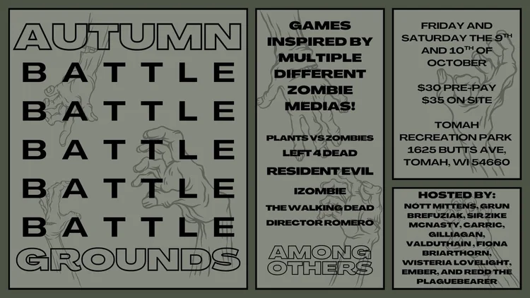 Autumn Battle event flier