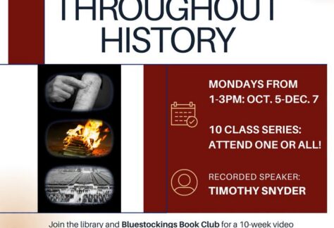 fascism through history event flier