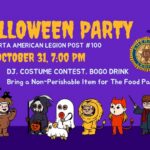 Halloween party event flier
