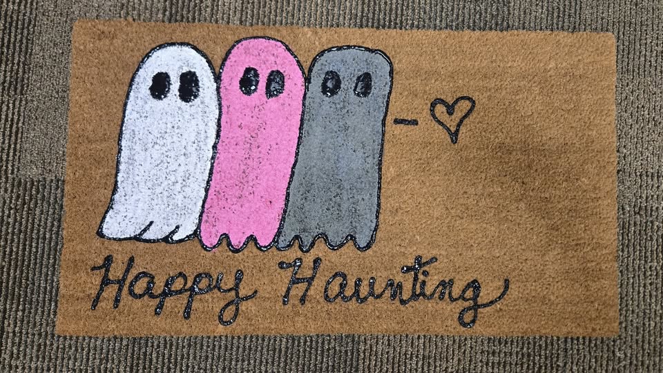 Happy Haunting Doormat Painting Class