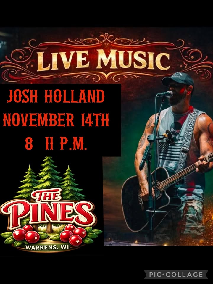 Josh holland live music event flier