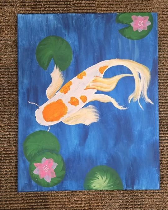 Koi Fish Painting Class