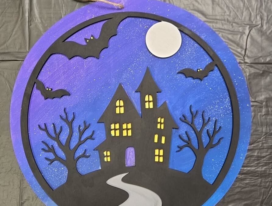 Moonlit Manor Painting Class
