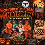 halloween costume party event flier