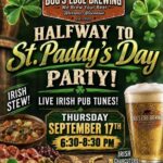 1/2 way to St. Paddy's Day event flier