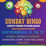 Sunday Bingo fundraiser event flier