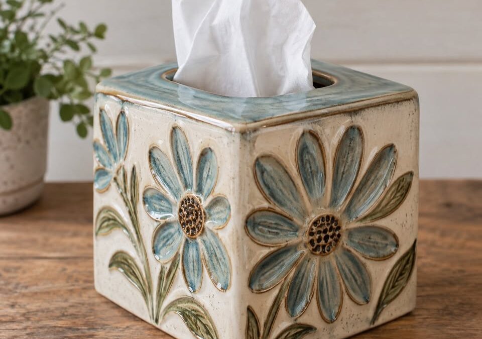 Tissue Box Cover Pottery Class