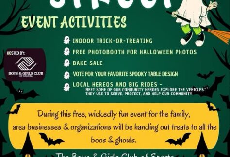 trick or treat street event flier
