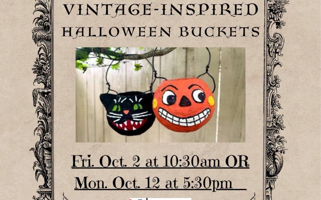 Maker Friday:  Halloween Buckets