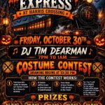 Halloween Express event flier