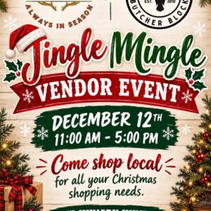 Jingle Mingle event flier