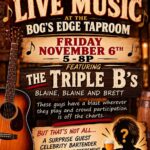 Live music event flier